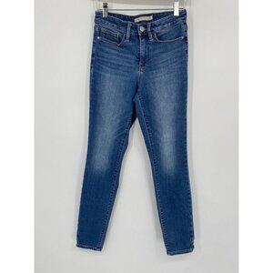 ATHLETA True Blue SCULPTEK ULTRA SKINNY Slimming Stretch Jeans SIZE 0